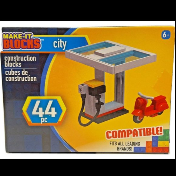 Make It Blocks (3) CITY Figurine Sets #28 #36 #44 Compatible Motorcycle Toys NIP - Picture 2 of 5